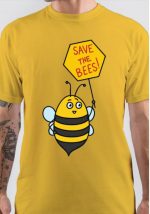 Save The Bees Yellow T-Shirt