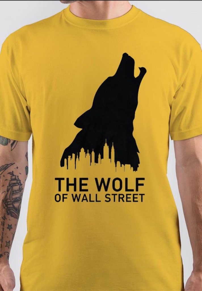 wolf of all streets t shirt