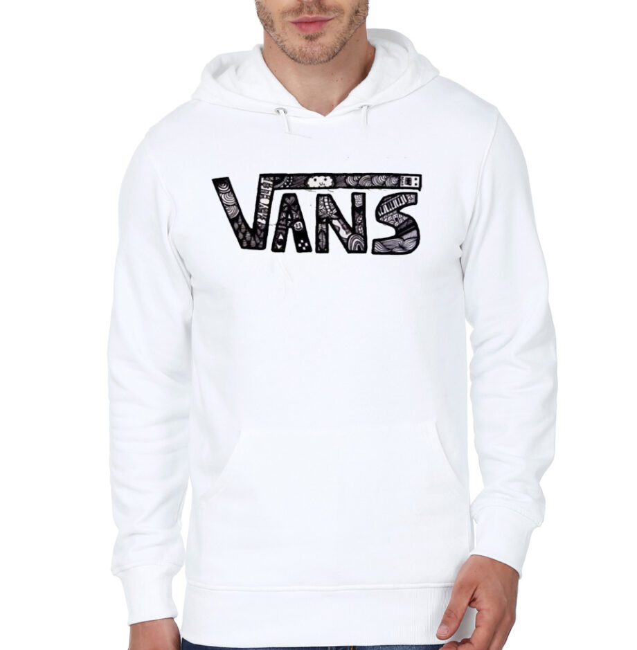 Vans White Hoodie