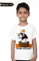 Team Vedant Unisex White T-Shirt