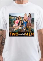Two And Half Men White T-Shirt