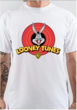 Looney Tunes Half Sleeve White T-Shirt