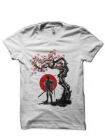 Attack On Titan Half Sleeve White T-Shirt