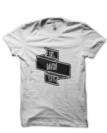 Schitts Creek Half Sleeve White T-Shirt