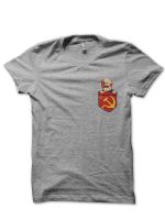 Karl Marx Communism Chest Pocket T-Shirt