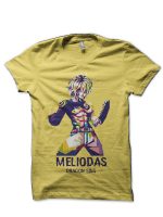 Seven Deadly Sins Half Sleeve Yellow T-Shirt