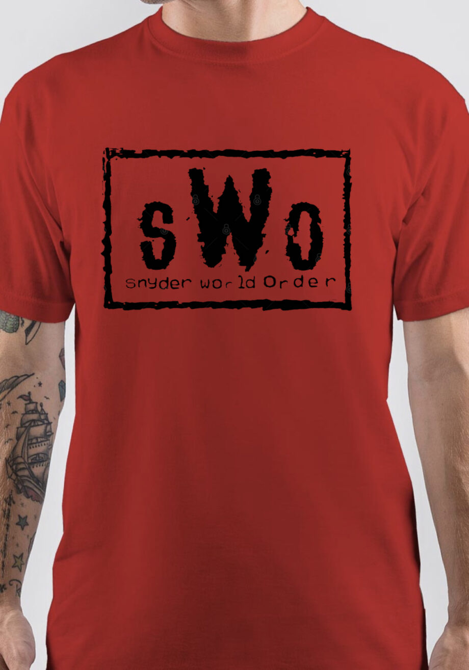 Snyder World Order Red T-Shirt