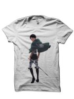 AOT Half Sleeve White T-Shirt