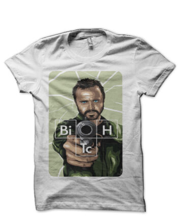Jesse Pinkman White Red T-Shirt