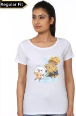 Milk And Mocha Girls White T-Shirt