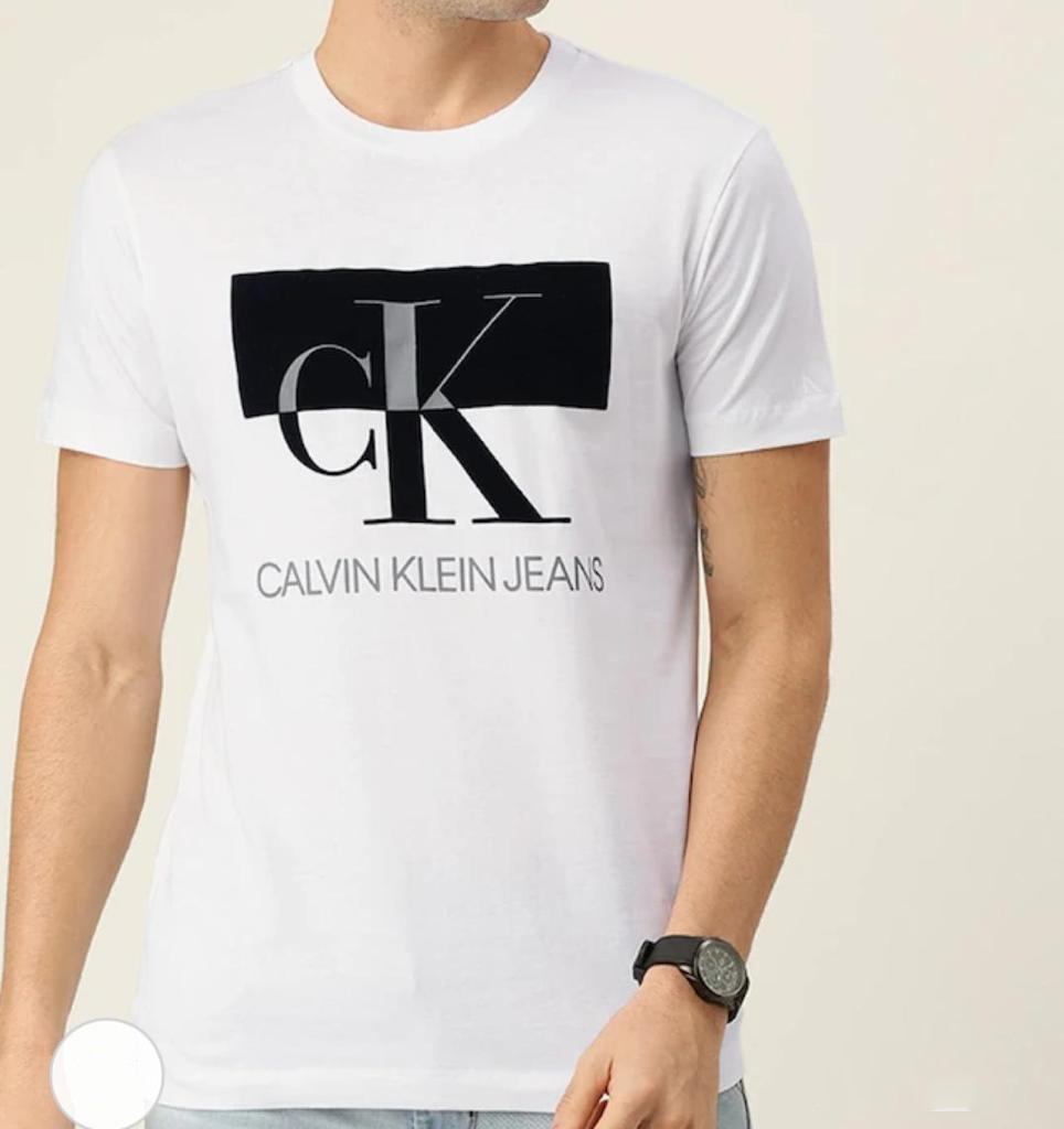 Calvin klein Jeans White T-Shirt - Shark Shirts