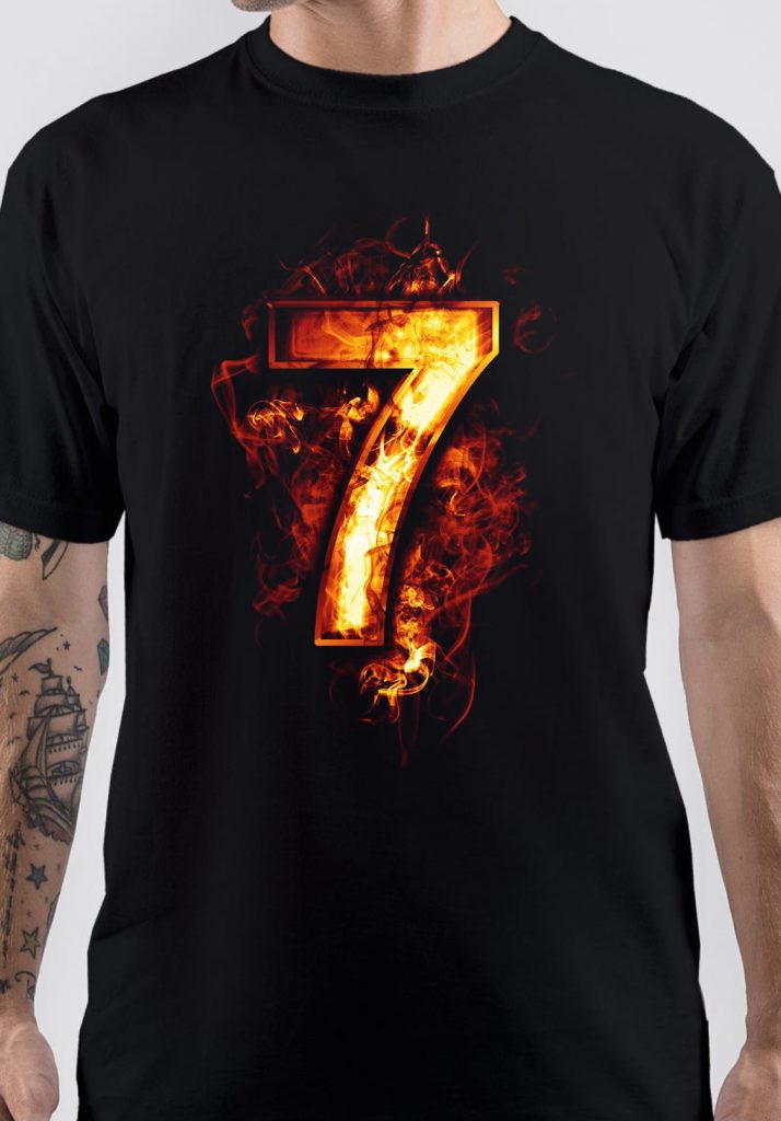 Dhoni 7 sale t shirt