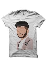 Zayn Malik Half Sleeve White T-Shirt