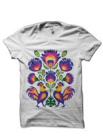 Folklore with Roosters T-Shirt