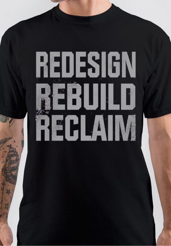 seth rollins redesign rebuild reclaim t shirt