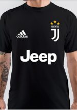 Ronaldo Half Sleeve Black T-Shirt