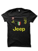 Juventus Half Sleeve Black T-Shirt