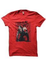 This Is My Yard Half Sleeve Red T-Shirt