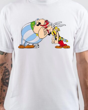 The Simpsons T-Shirts - Homer in asterix and obelix version Classic T-Shirt  - The Simpsons Merch