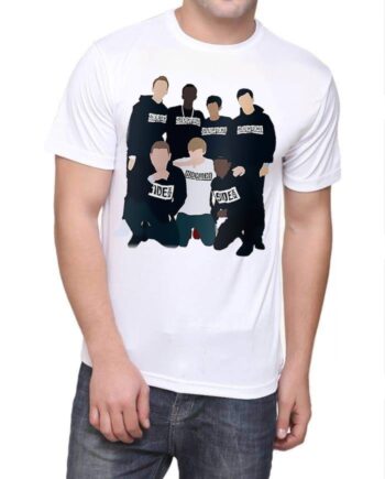 Sidemen Half Sleeve White T-Shirt