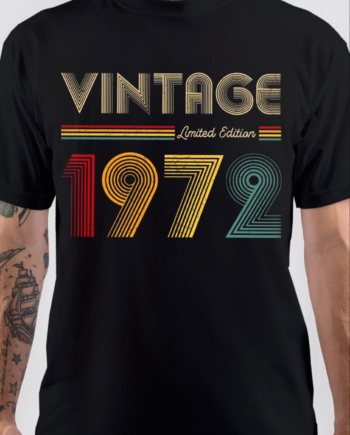 Vintage 1972 Birthday T-Shirt
