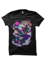 Demon slayer retro Black T-Shirt
