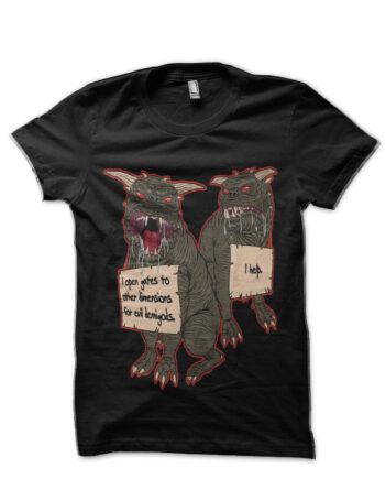 Dog Shaming Terror Black T-Shirt