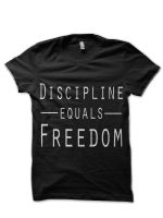 Equals Freedom Discipline Black T-Shirt