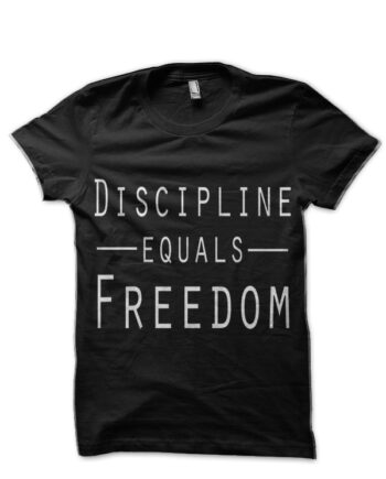 Equals Freedom Discipline Black T-Shirt