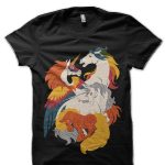 Four Horses of the Nostalgialypse Black T-Shirt