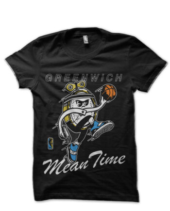 Greenwich Mean Time Black T-Shirt