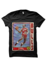 Jordan Trading Card Retro Michael Black T-Shirt
