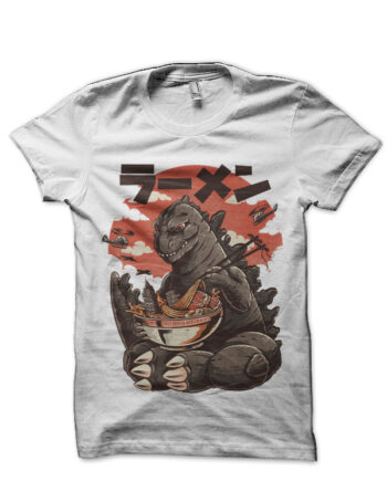 Kaiju's Ramen White T-Shirt