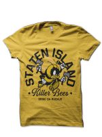 Killer Bees Staten Island Yellow T-Shirt