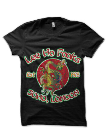 Lee Ho distressed Fooks Black T-Shirt