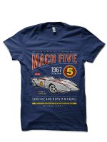 Mach 5 Navy Blue T-Shirt