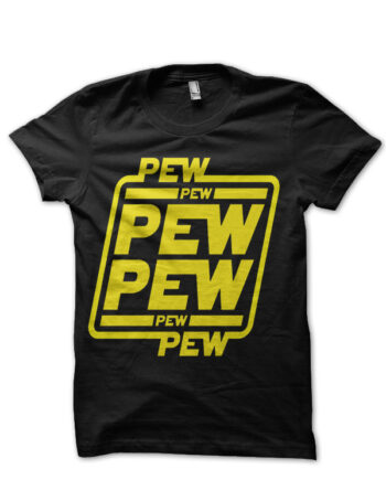 Pew Pew Pew Black T-Shirt