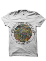 Research Psychedelic Volunteer White T-Shirt