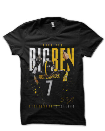 Roethlisberger Ben Black T-Shirt