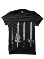 Swords of the 80s Black T-Shirt