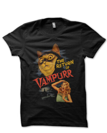 The Return of Vampurr Black T-Shirt
