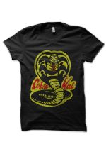Vintage Cobra Kai Retro 80s Black T-Shirt