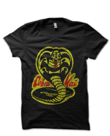 Vintage Cobra Kai Retro 80s Black T-Shirt