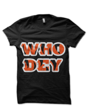 WHO DEY Black T-Shirt