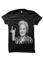 White Betty Grundge Black T-Shirt