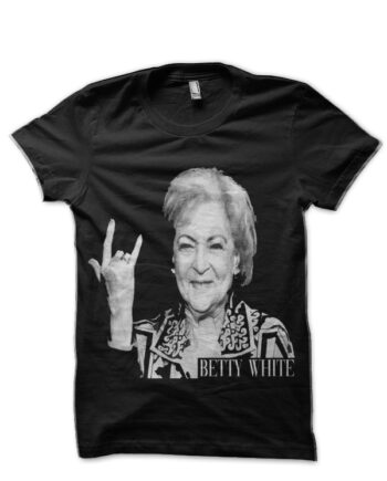 White Betty Grundge Black T-Shirt