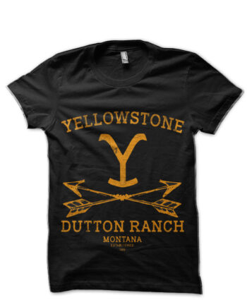 Yellowstone Vintage Black T-Shirt