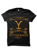 Yellowstone Vintage Black T-Shirt