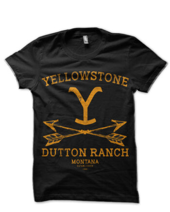 Yellowstone Vintage Black T-Shirt