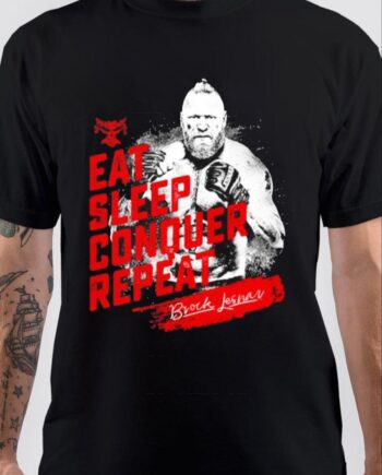 Eat Sleep Conquer Repeat Half Sleeve T-Shirt